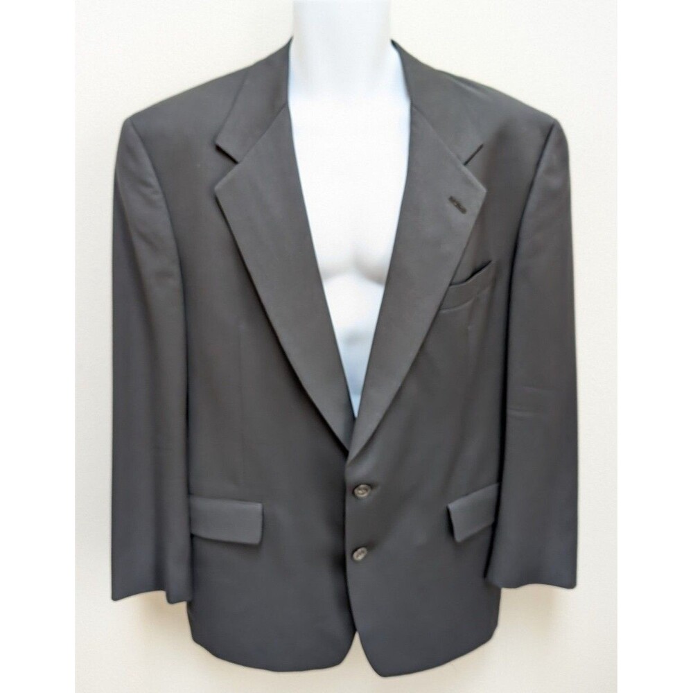 Hart Schaffner Men's Marx Gold Trumpeter Blazer Jacket Gray Sz 42R